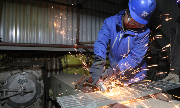 圖為項目施工現場。