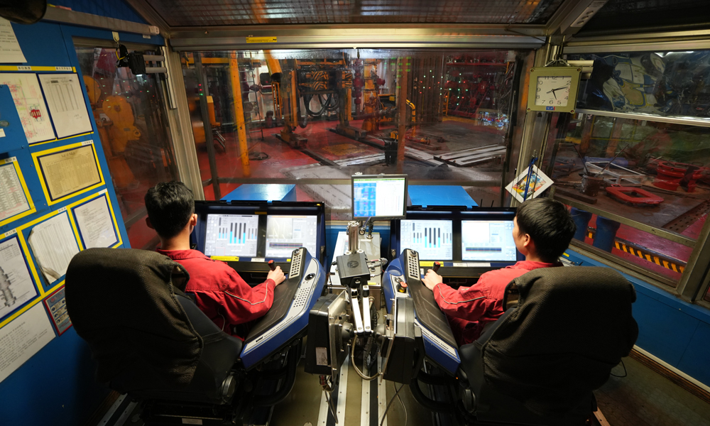 圖為作業(yè)現(xiàn)場。