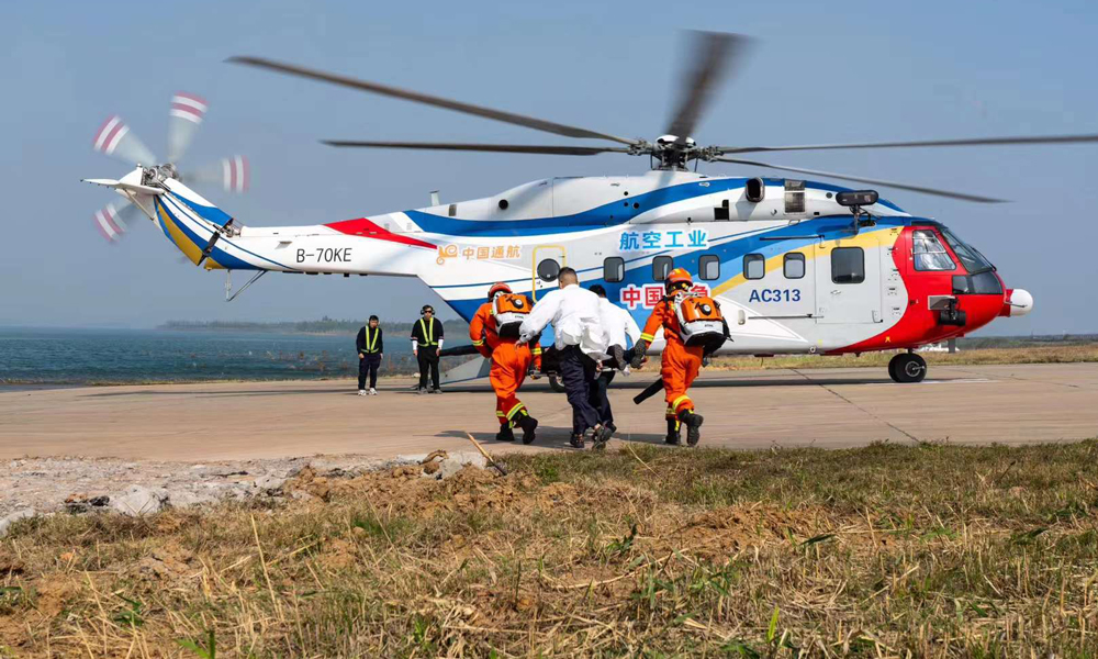 本次演練設(shè)置“航空滅火、航空救援、航空醫(yī)療、應(yīng)急通信”四大應(yīng)急救援場景，集結(jié)航空工業(yè)自主創(chuàng)新研制的AG600M大型水陸兩棲飛機(jī)，“新舟”60固定翼飛機(jī)，AC313、AC312、AC311A直升機(jī)，“翼龍”-1E無人機(jī)，AR-500無人直升機(jī)共7型8架裝備執(zhí)行了“災(zāi)情偵察、態(tài)勢監(jiān)控、中繼通信、精準(zhǔn)滅火、快速投送、醫(yī)療救護(hù)、絞車救援、效能評估”等演練科目，是國內(nèi)最大規(guī)模的多機(jī)種航空應(yīng)急救援綜合實(shí)戰(zhàn)演練。