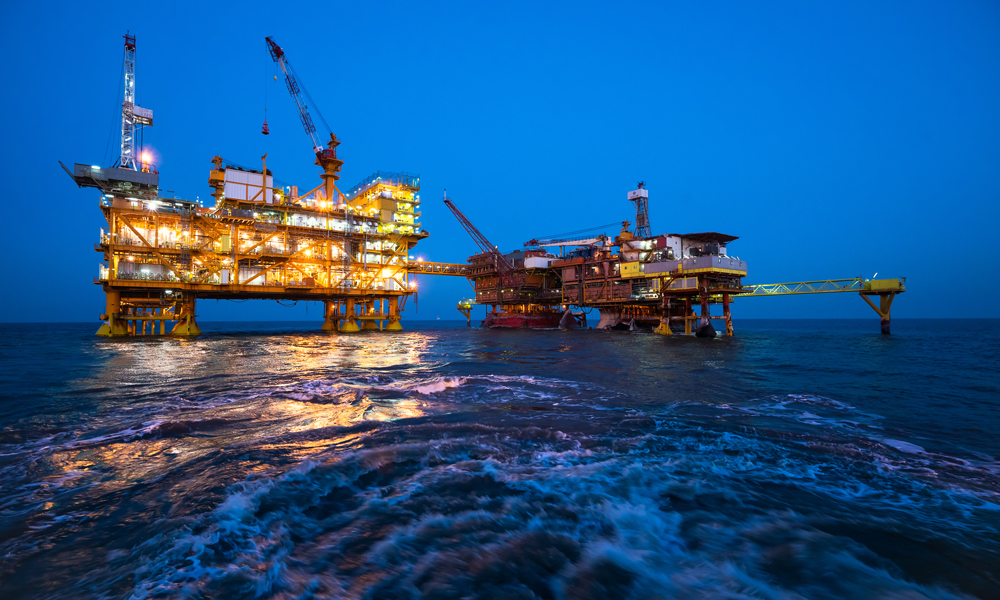 生產運營中的錦州9-3油田。