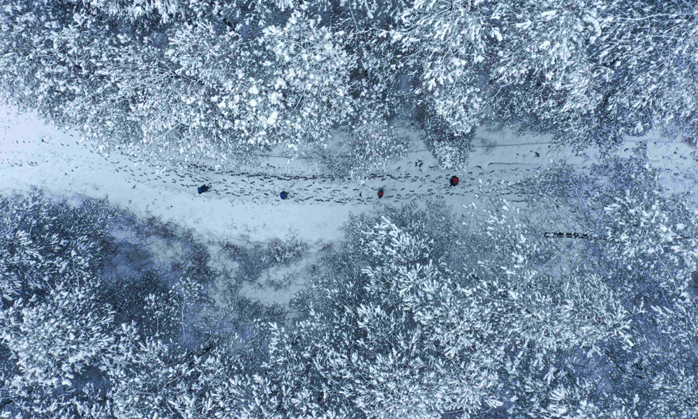 近日，受2024年首場(chǎng)寒潮天氣影響，南方地區(qū)出現(xiàn)大范圍降雪，南方電網(wǎng)供電范圍的貴州、云南、廣西、廣東部分地區(qū)發(fā)生電力線路覆冰。1月18日、22日，南方電網(wǎng)先后發(fā)布低溫冰凍災(zāi)害黃色預(yù)警，啟動(dòng)低溫雨雪冰凍災(zāi)害Ⅳ級(jí)響應(yīng)，有序應(yīng)對(duì)冰雪凝凍天氣，全力保障電網(wǎng)安全和電力可靠供應(yīng)。圖為1月23日，南方電網(wǎng)貴州凱里黃平供電局工作人員對(duì)10千伏平紙線開展冰情監(jiān)測(cè)和線路特巡工作。